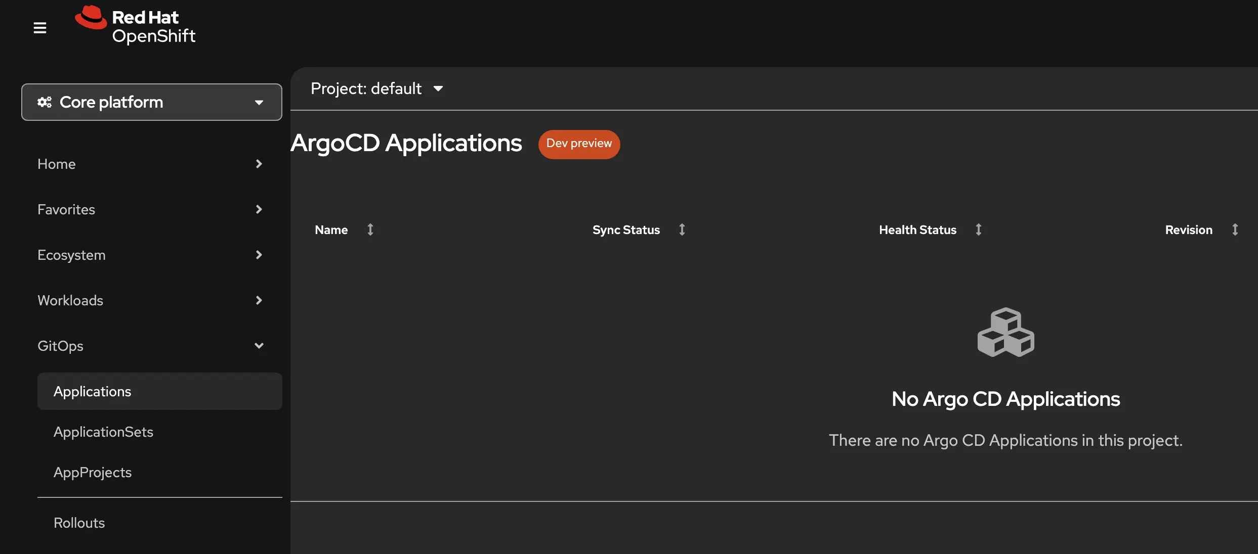 ArgoCD in OpenShift