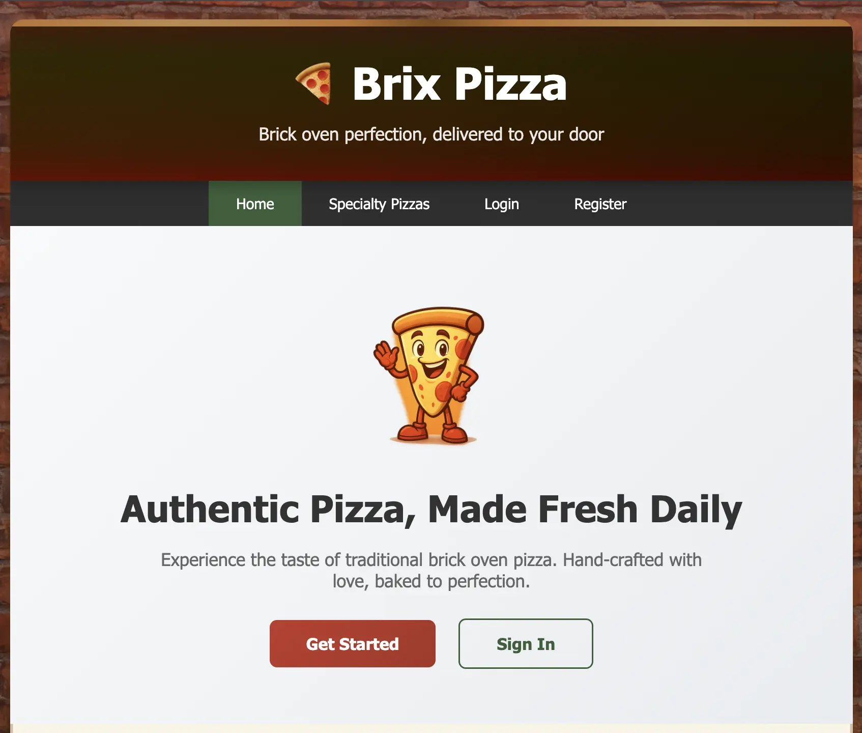 Brix Pizza