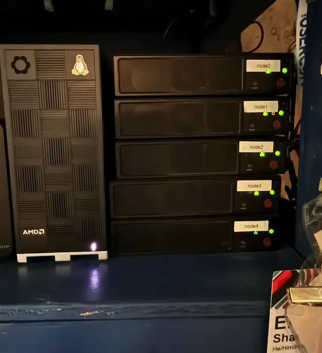 Lab picture front servers
