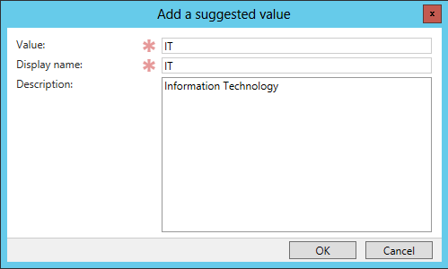 Add a claim's suggested Values