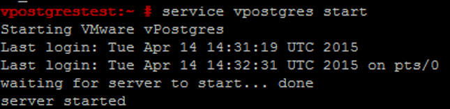 vpostgresStart
