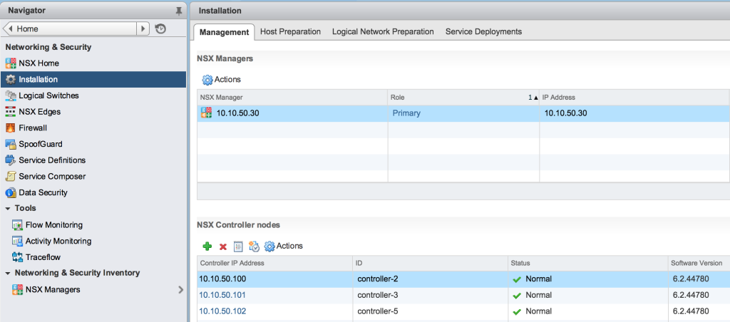 NSXSetupManagementSetup