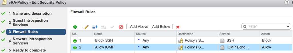 vRA-NSX-Firewall18-SSHFirewallRule