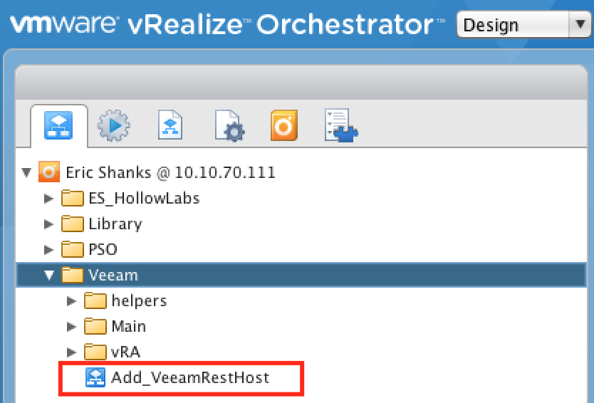 Veeam-SetRESTHost