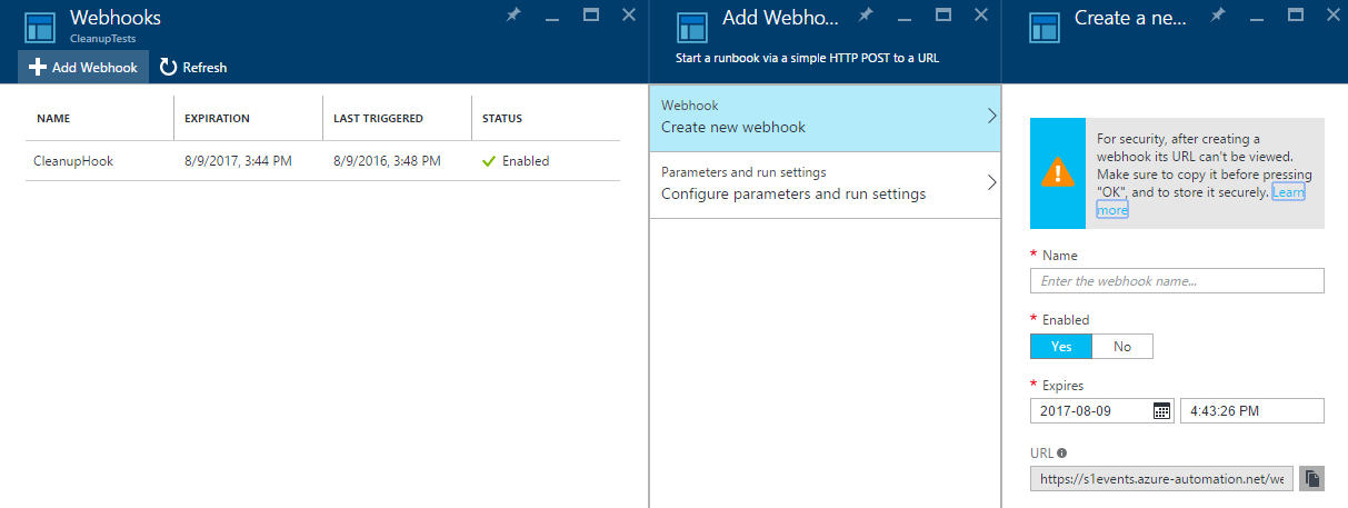 AzureAutoRunbookWebhook1