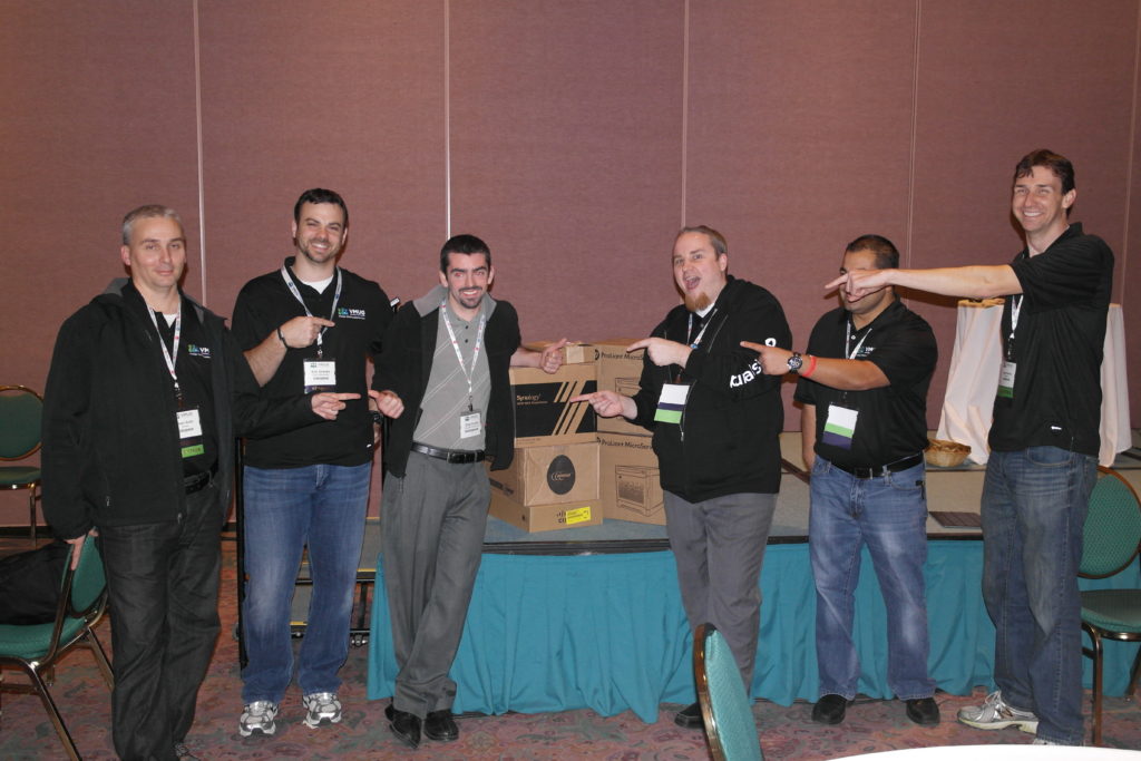 VMUG Leaders with Home Lab Winner
